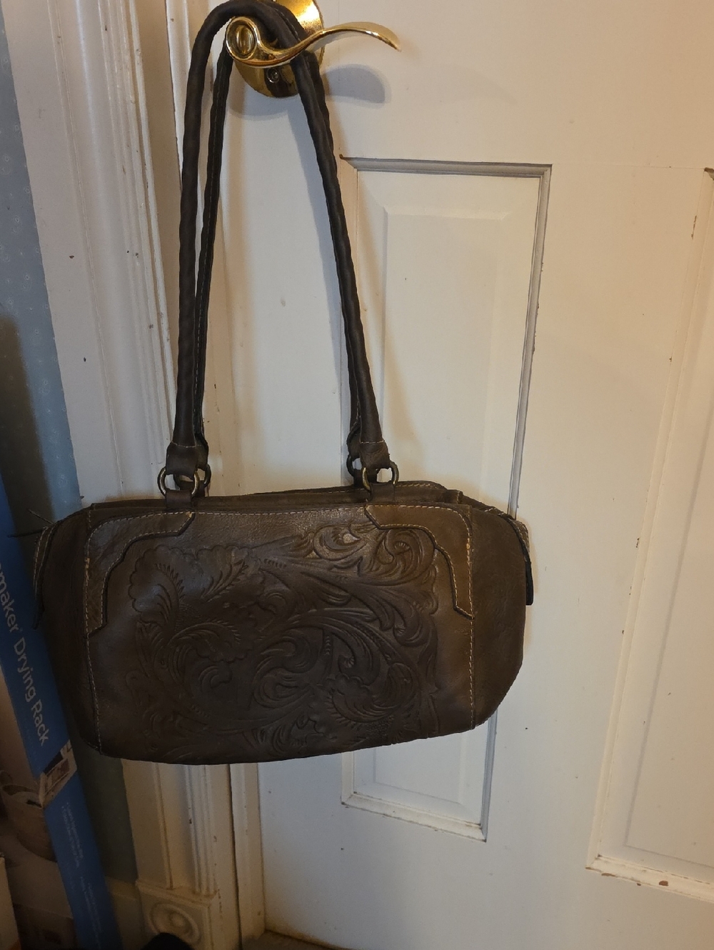 Patricia Nash Tooled Leather Shoulder Bag